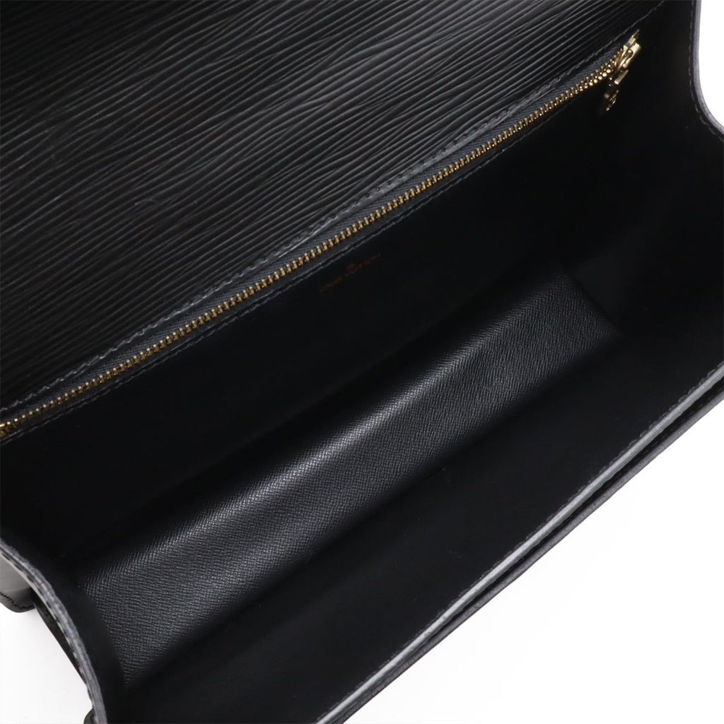 Louis Vuitton Epi Monceau Second 2-Way Shoulder Bag Noir Black Gold — view 6