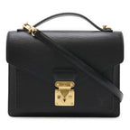 Louis Vuitton Epi Monceau Second 2-Way Shoulder Bag Noir Black Gold