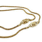 Dior CD Logo Chain Necklace Screw Gold Plated — view 4