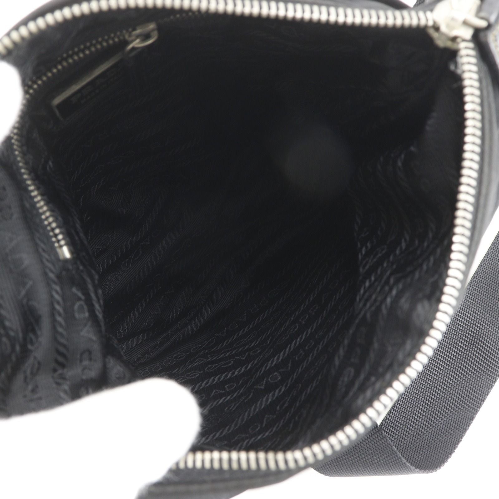 Prada Nylon Black Shoulder Bag — view 5