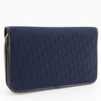Dior Chain Shoulder Vintage Canvas Navy Blue Bag — view 3