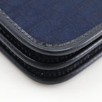 Dior Chain Shoulder Vintage Canvas Navy Blue Bag — view 5