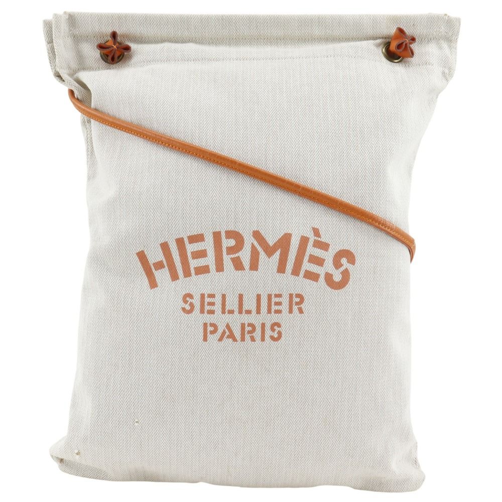 Hermes Aline GM Toilet Blanc Beige Shoulder Bag