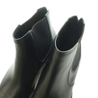 Fendi Side Gore Boots Zucca Pattern Leather 6 Black SS — view 4
