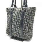 Dior Trotter Canvas Leather Silver Hand Tote Black — view 2