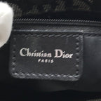 Dior Trotter Canvas Leather Silver Hand Tote Black — view 9
