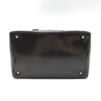 Chanel CC Logo Chocolate Bar Patent Hand Bag Brown Bag — view 4