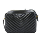 Saint Laurent Camera Bag Leather Black Gold — view 2