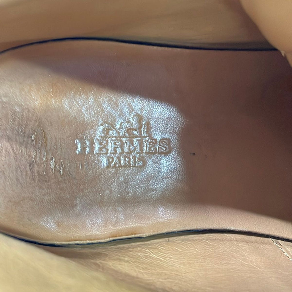 Hermes Sneakers 40.5 Quick White Light Gray Leather — view 5