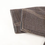 Hermes Check Cashmere 100% Stand Collar 36 Shoulder Bag — view 9