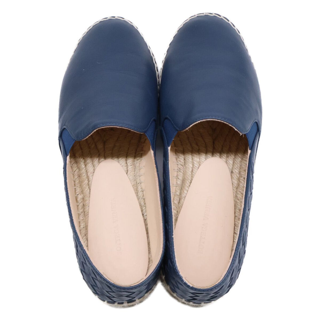 Bottega Veneta Leather Intrecciato Slip Ons 36 Slipper — view 5
