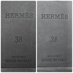 Hermes Island Sandals 38 Black Thong — view 9