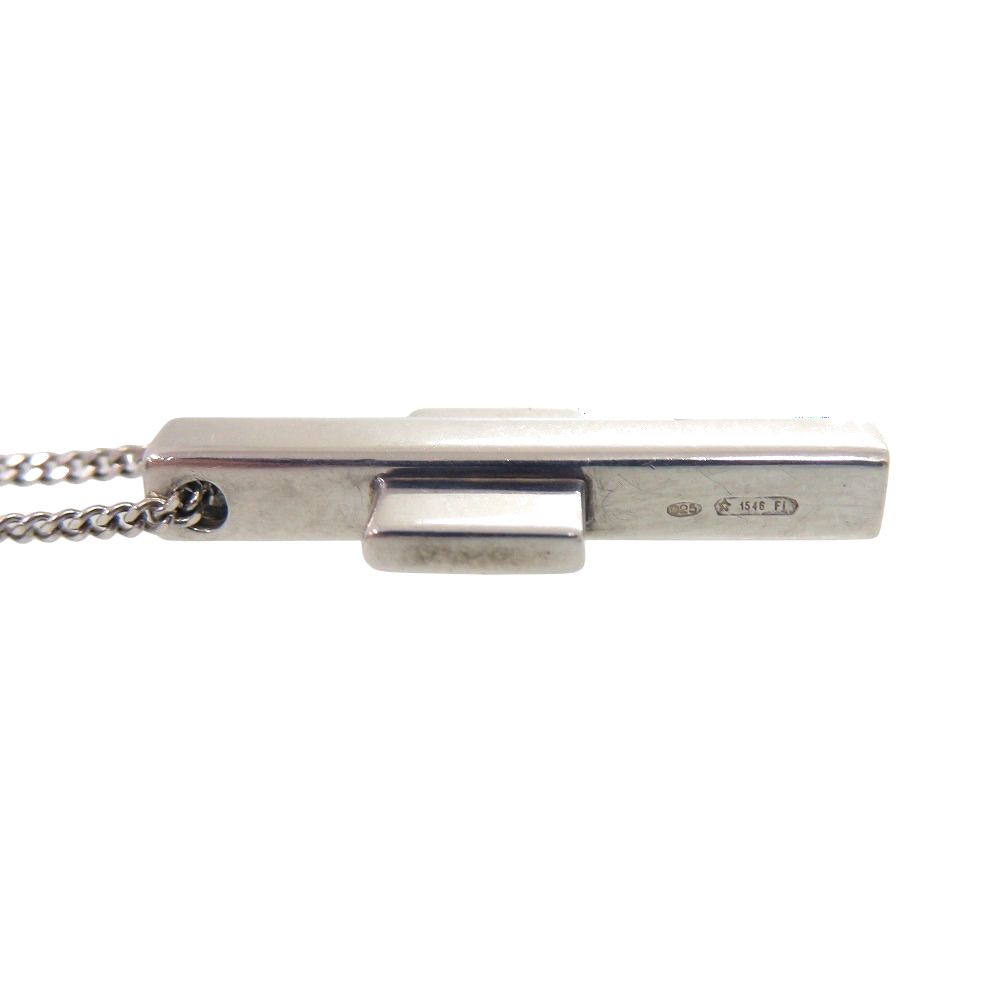 Gucci Cross Motif 925 Sterling Silver Necklace — view 6