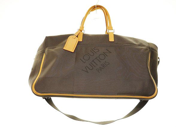 Louis Vuitton Damier Jean Albatross Tail Leather Boston Bag Shoulder 2-Way Aa — view 2