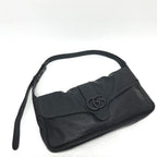 Gucci Shoulder Bag GG Marmont Leather Black — view 3