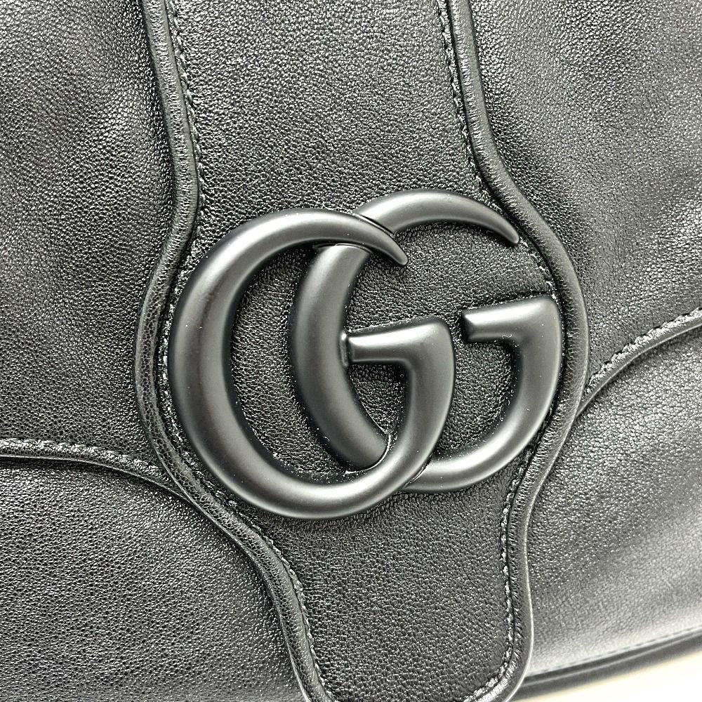 Gucci Shoulder Bag GG Marmont Leather Black — view 4