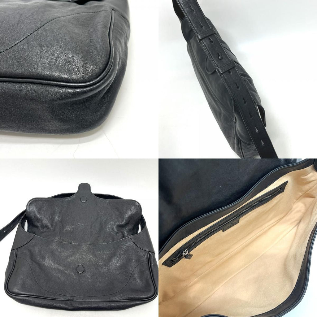 Gucci Shoulder Bag GG Marmont Leather Black — view 8