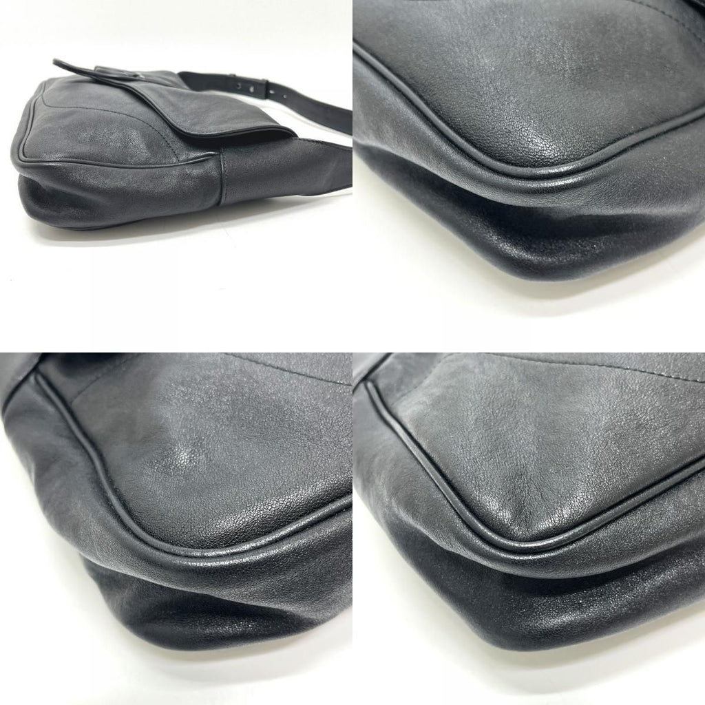 Gucci Shoulder Bag GG Marmont Leather Black — view 7
