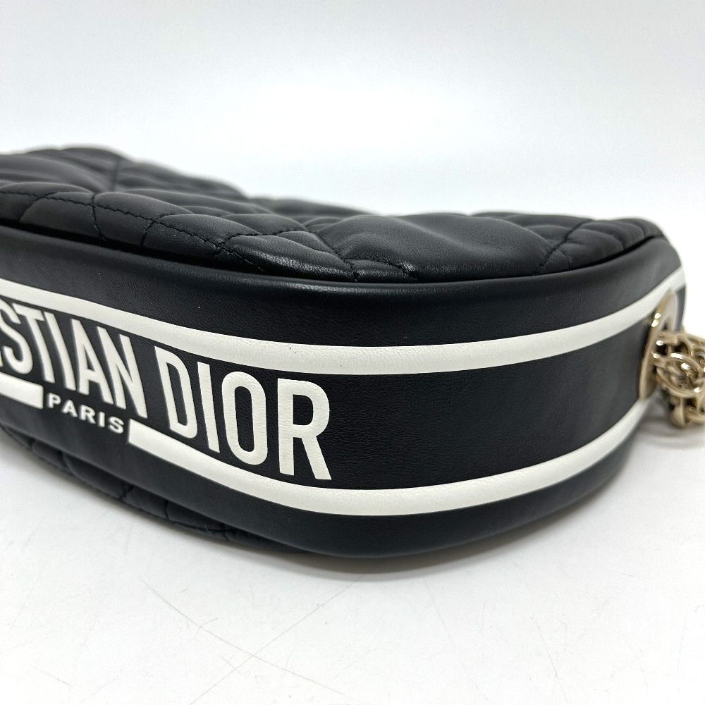 Dior Shoulder Bag Cannage Vibe Leather Black — view 5