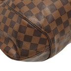 Louis Vuitton Damier Sistina GM Tote Brown Leather — view 5