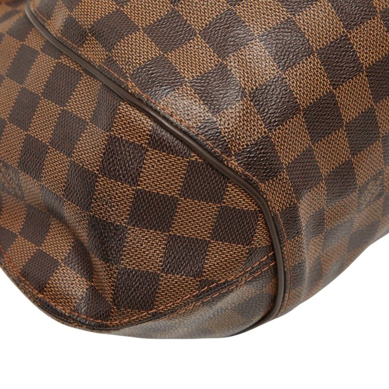 Louis Vuitton Damier Sistina GM Tote Brown Leather — view 5