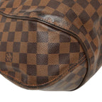 Louis Vuitton Damier Sistina GM Tote Brown Leather — view 7