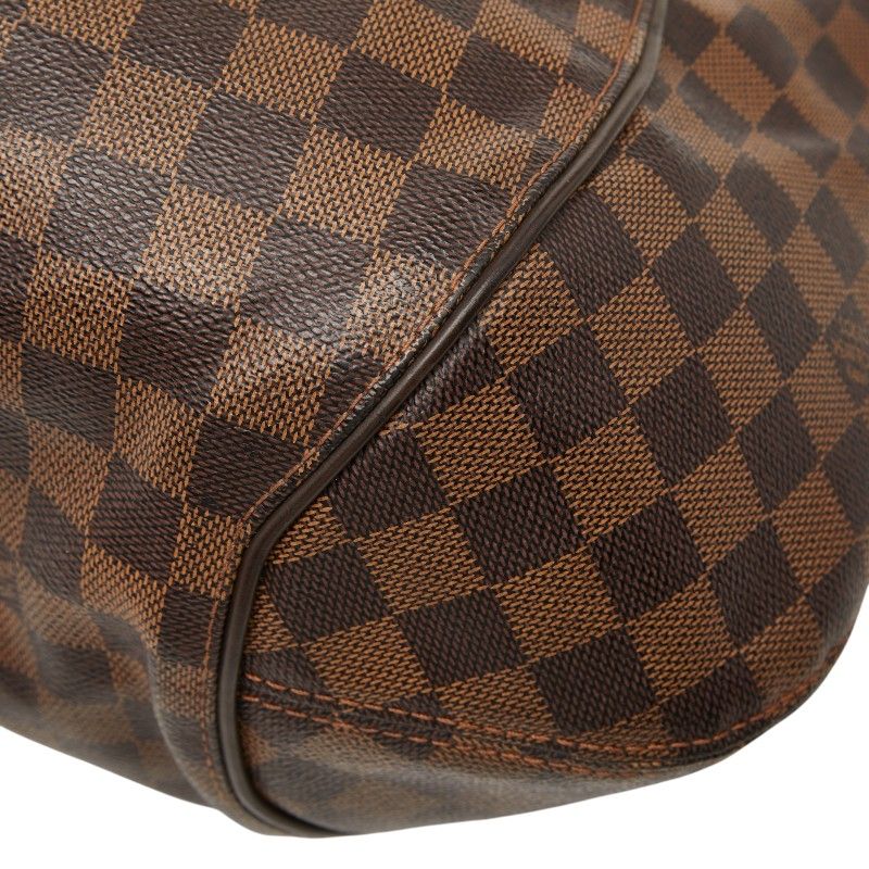 Louis Vuitton Damier Sistina GM Tote Brown Leather — view 4