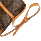 Louis Vuitton Monogram Saumur 35 Crossbody Shoulder Bag Brown Leather — view 8