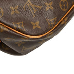 Louis Vuitton Monogram Saumur 35 Crossbody Shoulder Bag Brown Leather — view 7