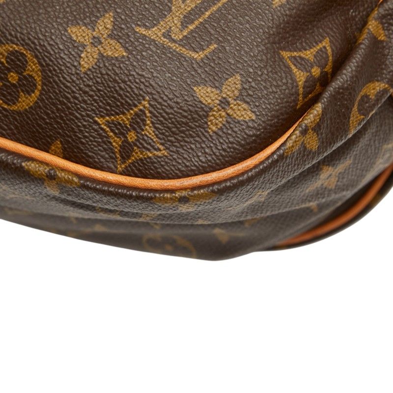 Louis Vuitton Monogram Saumur 35 Crossbody Shoulder Bag Brown Leather — view 4