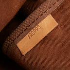 Louis Vuitton Monogram Saumur 35 Crossbody Shoulder Bag Brown Leather — view 9