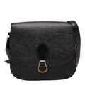 Louis Vuitton Epi Saint Cloud Crossbody Shoulder Bag Noir Black Leather