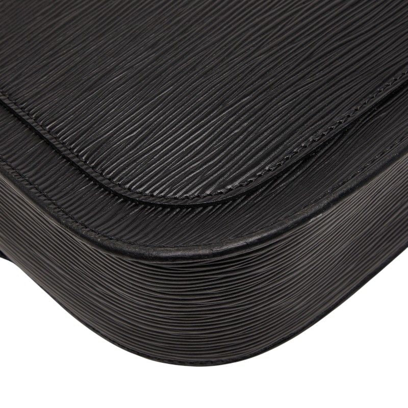 Louis Vuitton Epi Saint Cloud Crossbody Shoulder Bag Noir Black Leather — view 7