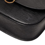 Louis Vuitton Epi Saint Cloud Crossbody Shoulder Bag Noir Black Leather — view 4