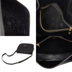 Louis Vuitton Epi Saint Cloud Crossbody Shoulder Bag Noir Black Leather — view 9