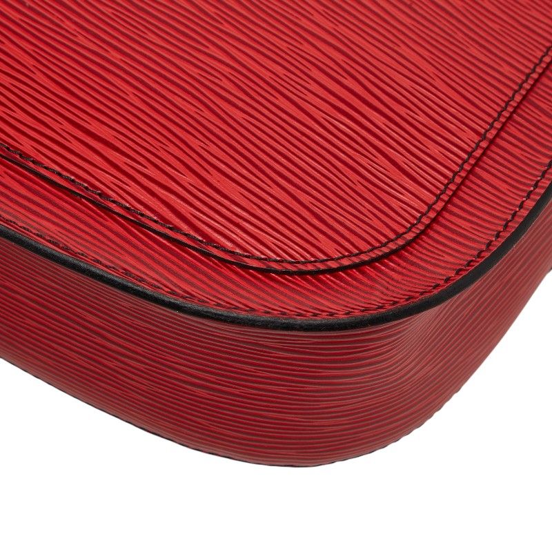 Louis Vuitton Epi Saint Cloud Crossbody Shoulder Bag Castilian Red Leather — view 7