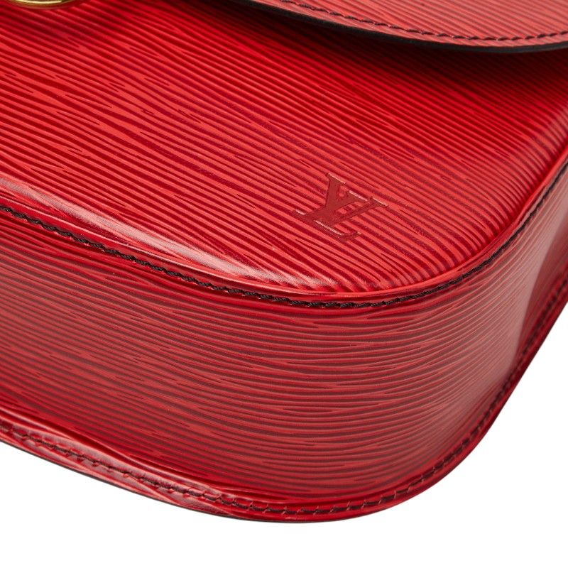 Louis Vuitton Epi Saint Cloud Crossbody Shoulder Bag Castilian Red Leather — view 4