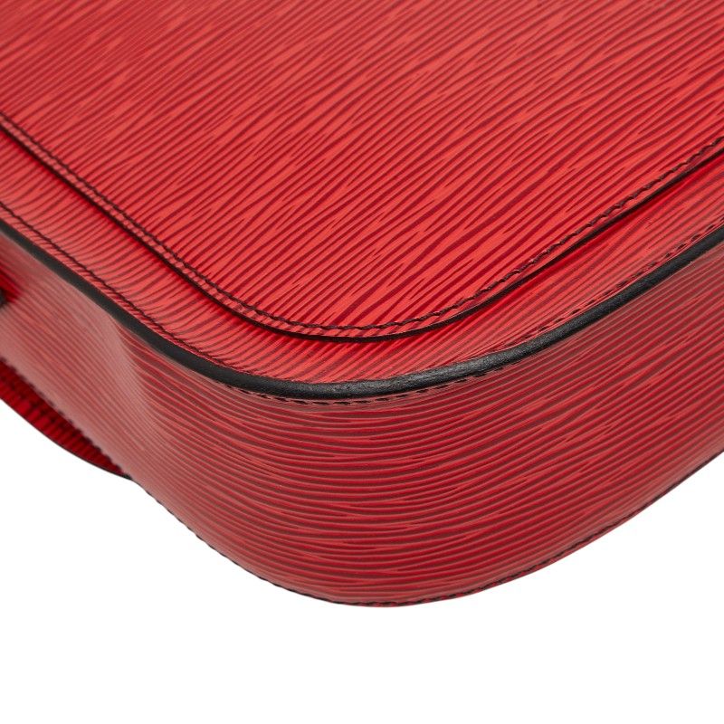 Louis Vuitton Epi Saint Cloud Crossbody Shoulder Bag Castilian Red Leather — view 6