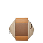 Loewe Anagram Hammock Small Shoulder Bag Drawstring 2-Way Beige Brown Leather — view 3