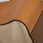 Loewe Anagram Hammock Small Shoulder Bag Drawstring 2-Way Beige Brown Leather — view 5