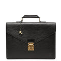 Louis Vuitton Epi Serviette Conseil Business Briefcase Noir Black Leather 1