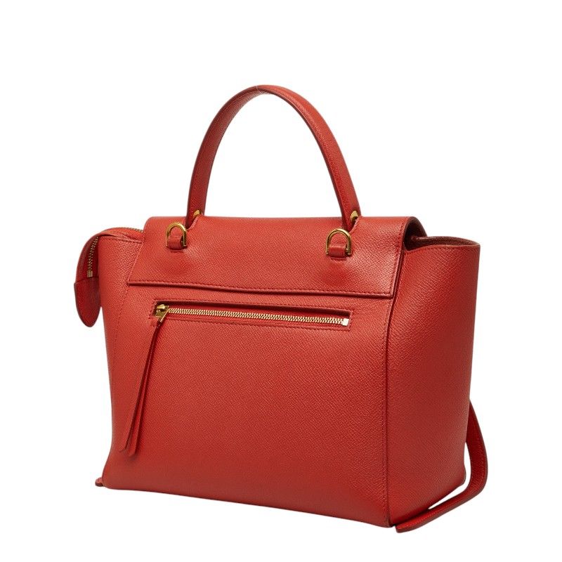 Celine Belt Bag Micro 2-Way Orange Leather — view 2