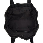 Chanel CC Logo New Travel Line Tote MM Black Nylon Leather — view 8