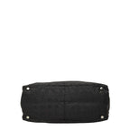 Chanel CC Logo New Travel Line Tote MM Black Nylon Leather — view 3