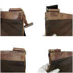 Prada Logo Jacquard Shoulder Bag Cross Canvas Brown Khaki — view 4