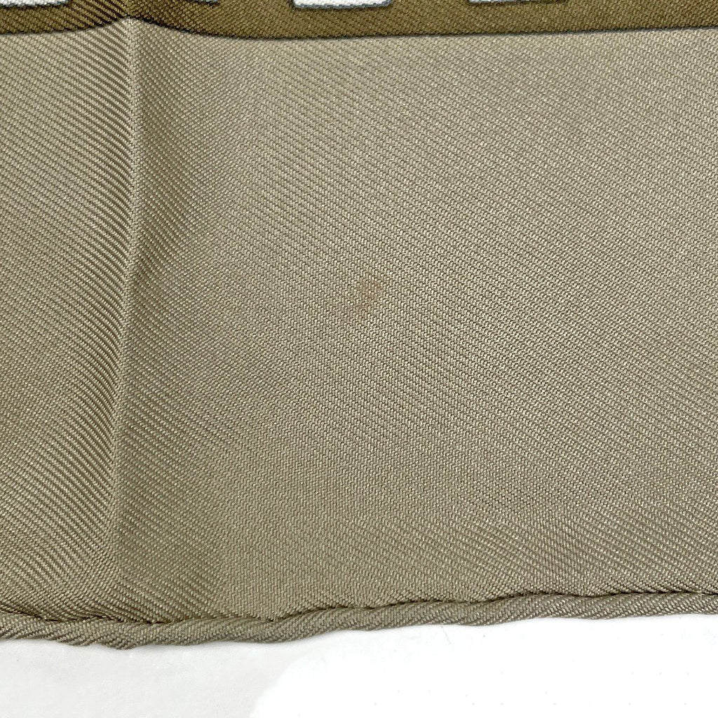 Hermes Carre 90 Axis Mundi of the World Scarf Silk Gray Multicolor — view 4