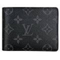Louis Vuitton Portefeuille Multiple Billfold Card Holder Bifold Wallet Monogram