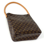 Louis Vuitton Looping GM Shoulder Bag Monogram Brown — view 2