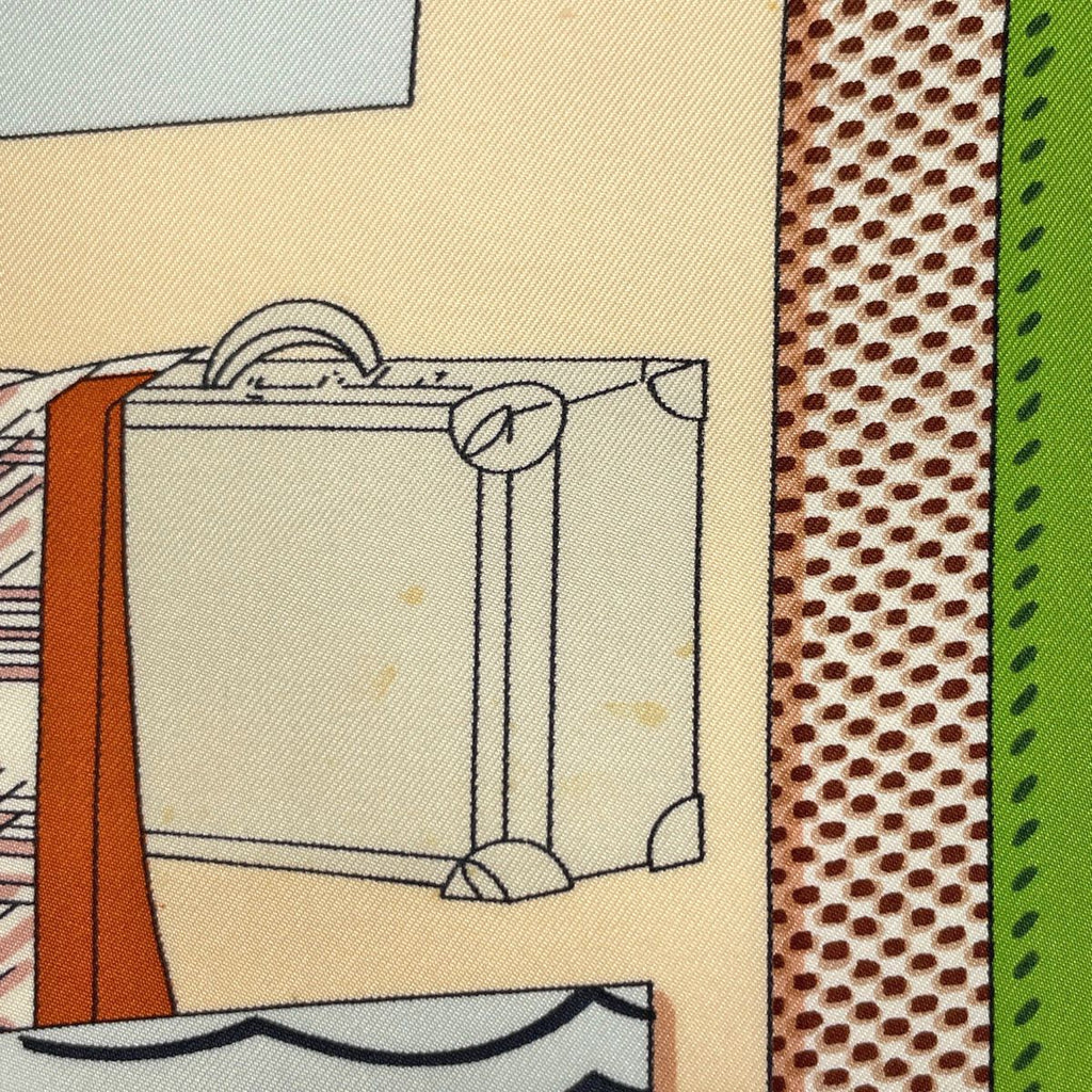 Hermes Carre 90 Elegance Et Confort en Automobile Car Comfort Scarf Silk — view 4
