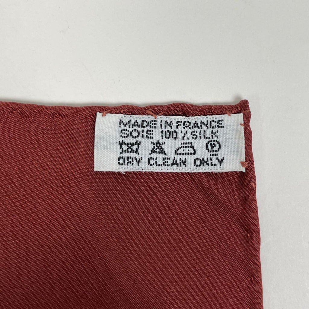 Hermes Carre 90 Vendange Grape Harvest Scarf Silk Bordeaux Multicolor — view 2